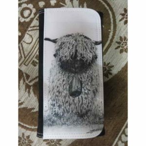 portemonnaie mouton nez noir | Atelier Montagn'Art | dessin au crayon graphite | Claudine Rime