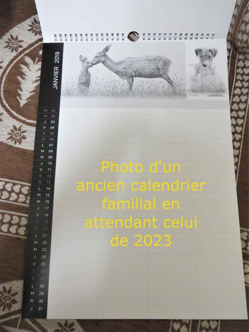 Calendrier familial 2023 - Atelier Montagn'Art - dessin au crayon graphite - Claudine Rime